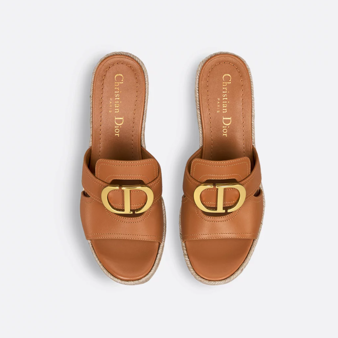 DIOR BOBBY MEDIUM BAG AND 30 MONTAIGNE WEDGE SLIDE SET